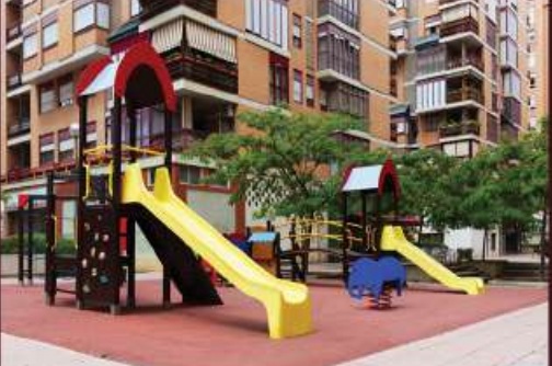 Brochure image of the children's play area
